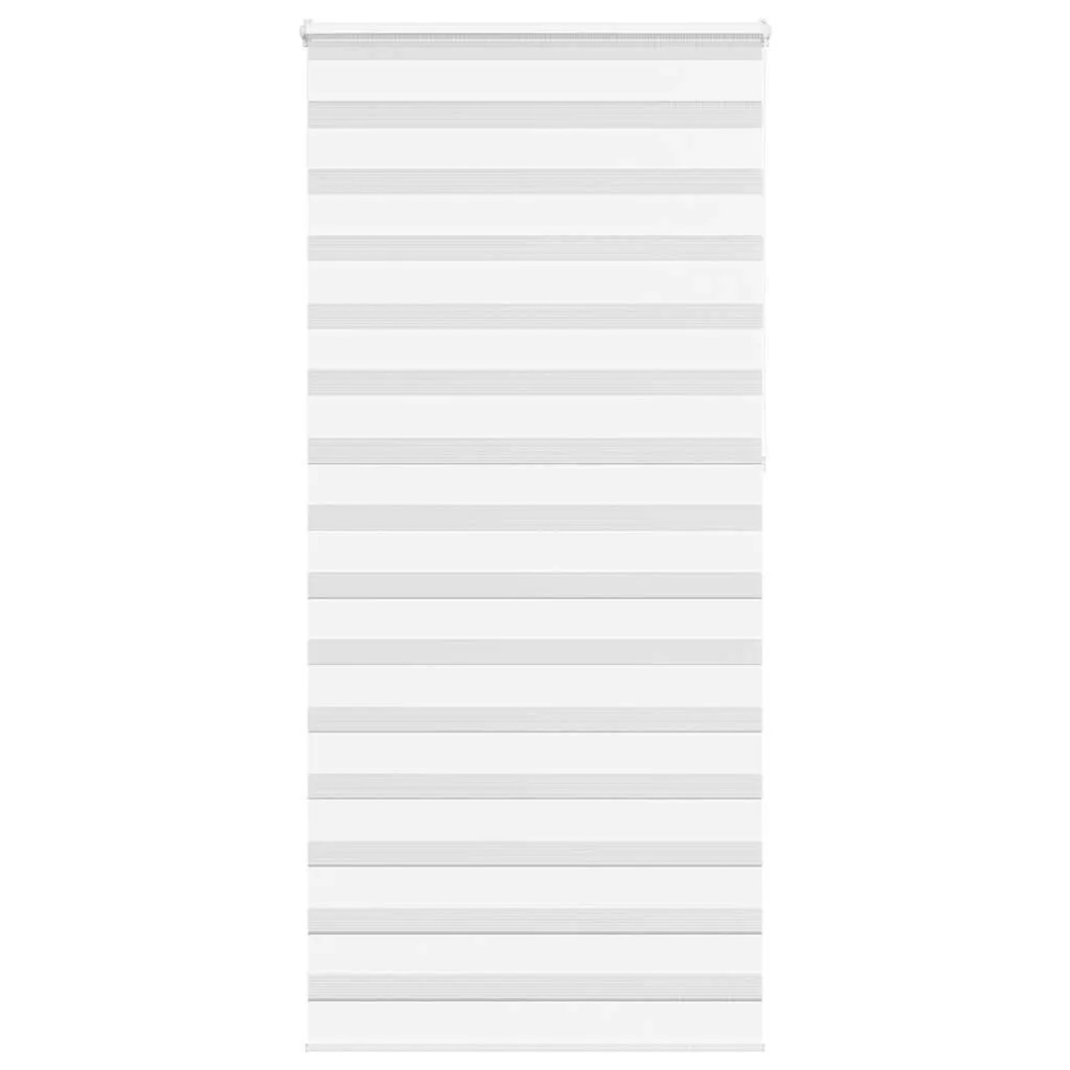 vidaXL Doppelrollo Weiß 95x230 cm Stoffbreite 90,9 cm Polyester 4014806