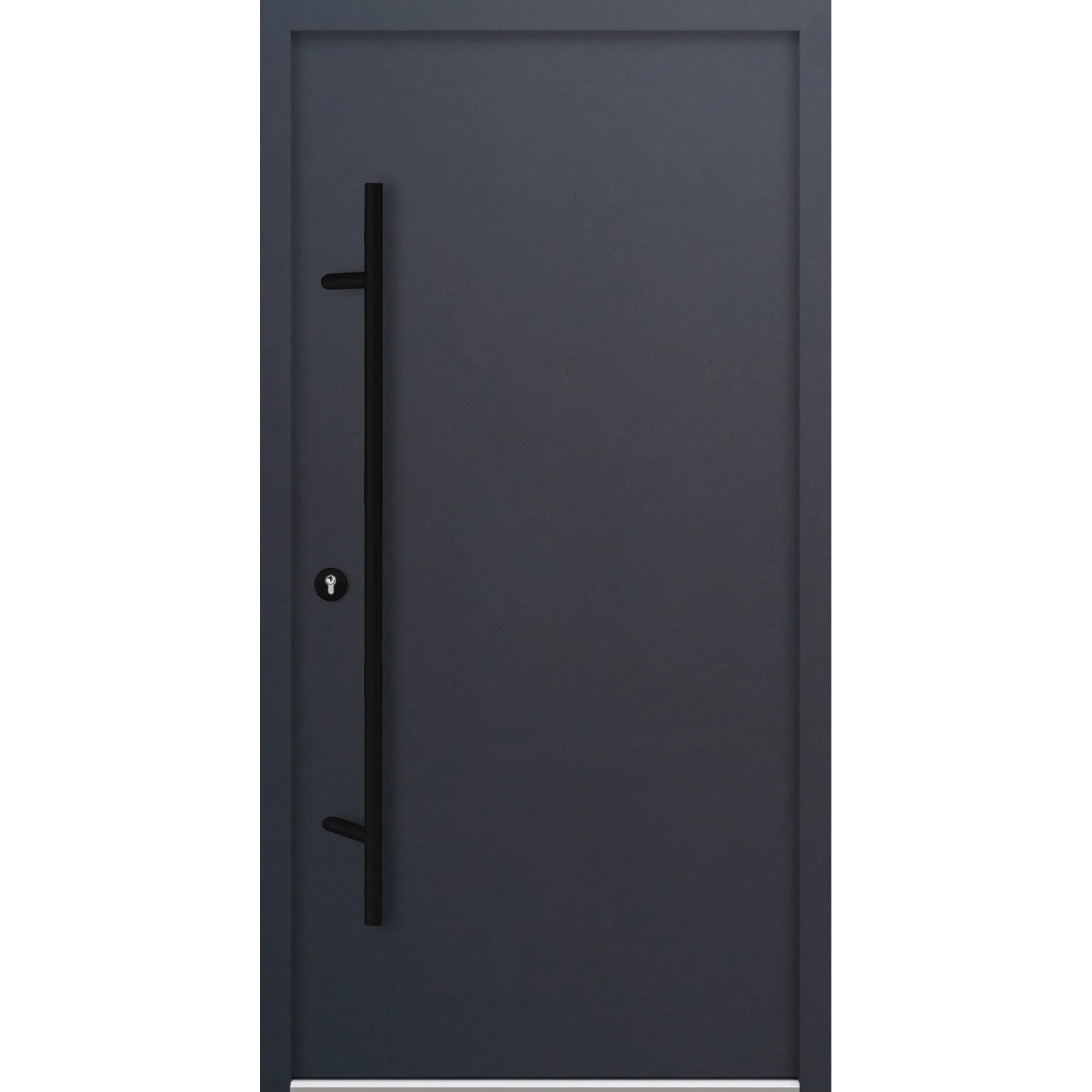 FM Türen AS68 Modell 20 1100 x2100 Anthrazit Links Innen Beschläge Set 07