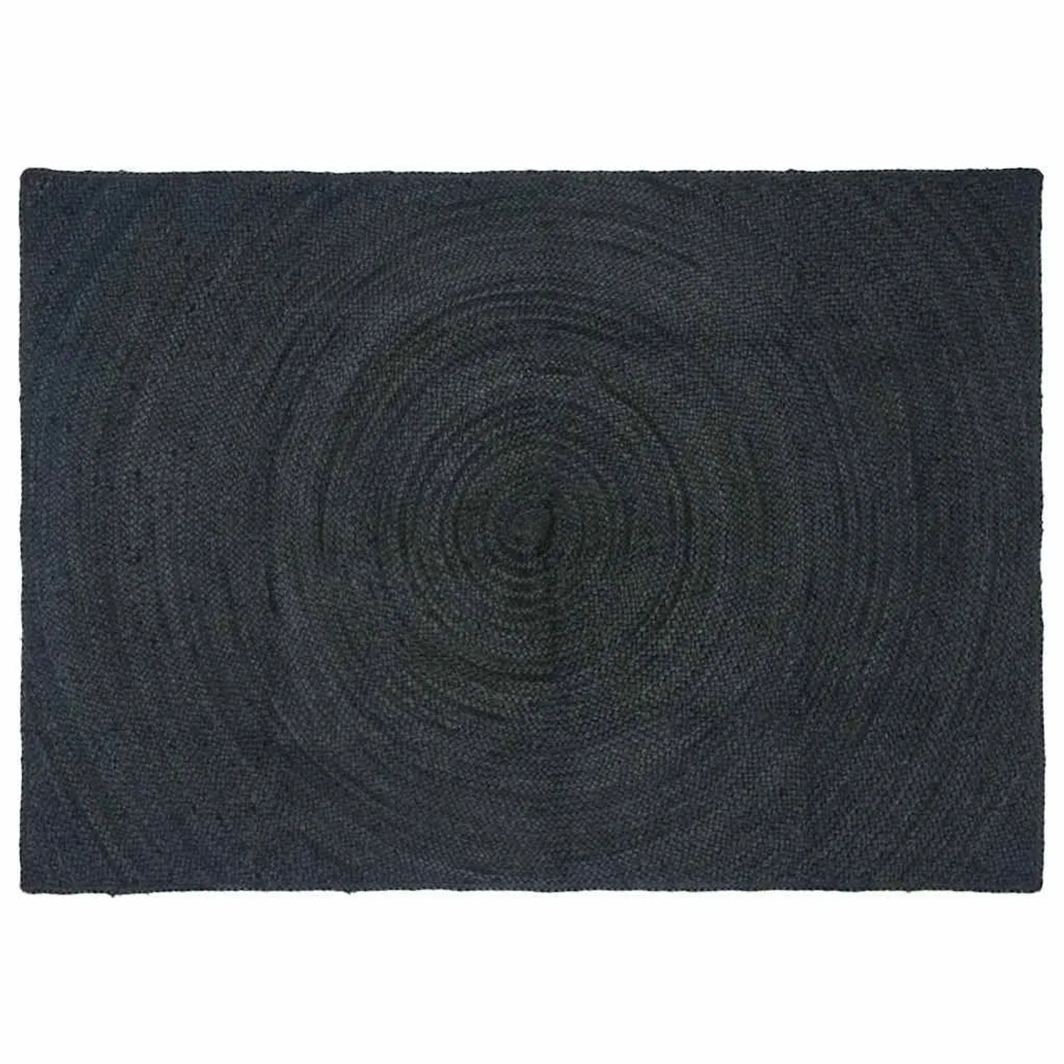 vidaXL Bereichsteppiche Rechtwinklig Dunkelgrau 140 x 200 cm Jute 42010563