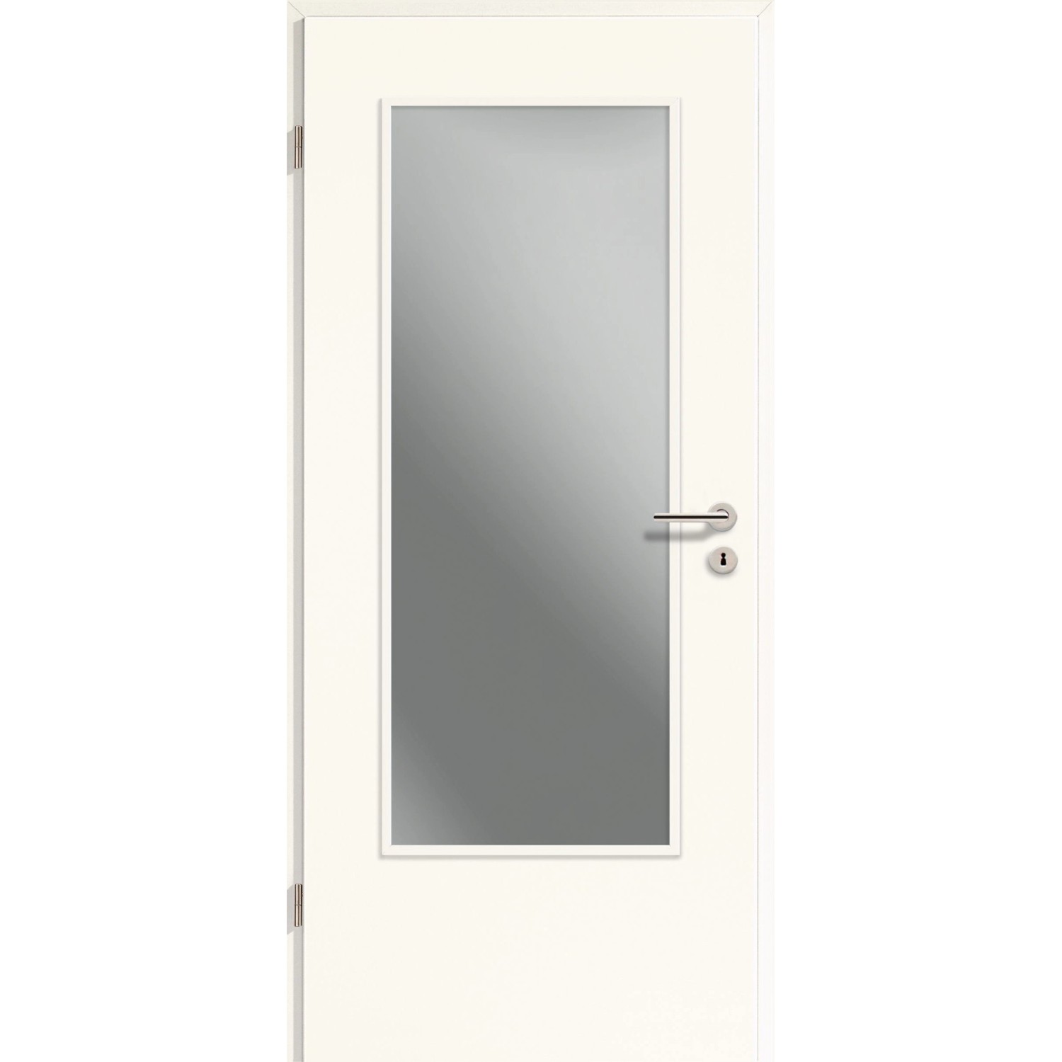 GetaDoor Zimmertür Arctic Weiß ohne Verglasung 198,5 cm x 86 cm Anschlag Links