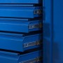 Blauer Jan Nowak Werkzeugschrank DAREK mit Schubladen, Detailansicht.