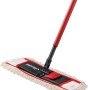 Vileda Wischmat-Combi Flachwischer mit rotem Teleskopstiel für die Bodenreinigung.