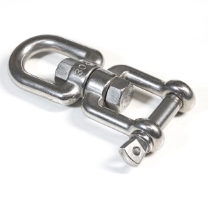 AMANKA Drehwirbel 10x125mm, Edelstahl, bis 420kg belastbar für Hängesessel, Schaukel uvm.