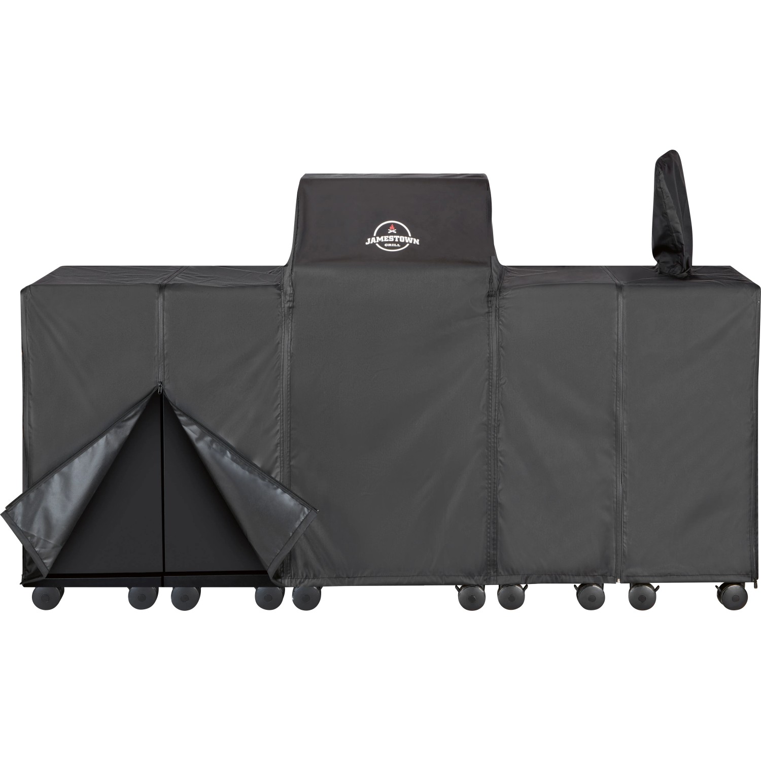 Jamestown Grill-Abdeckhaube für 2-Brenner Gasgrill Knox mit Unterschrank, Wetterschutz.