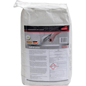 Sack Haftputzgips Haft & Leicht, 10 kg, für Innenputz von Wänden und Decken.