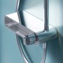 AM.PM Duschsystem X-Joy mit Ablage, Chrom. Brausegarnitur mit Kopf- und Handbrause.