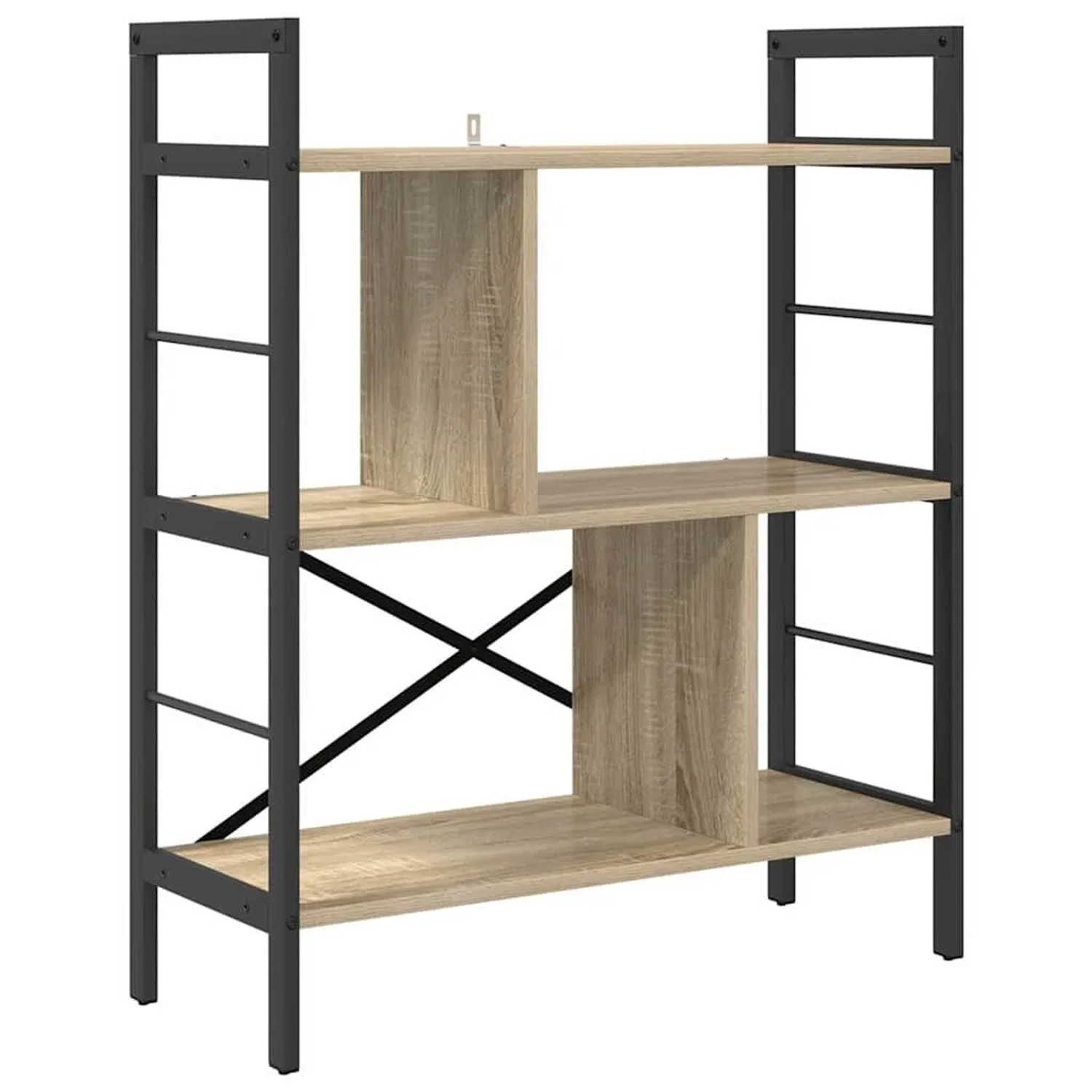vidaXL Bücherregal Sonoma-Eiche 75 x 30 x 91 cm Holzwerkstoff 883971 günstig online kaufen