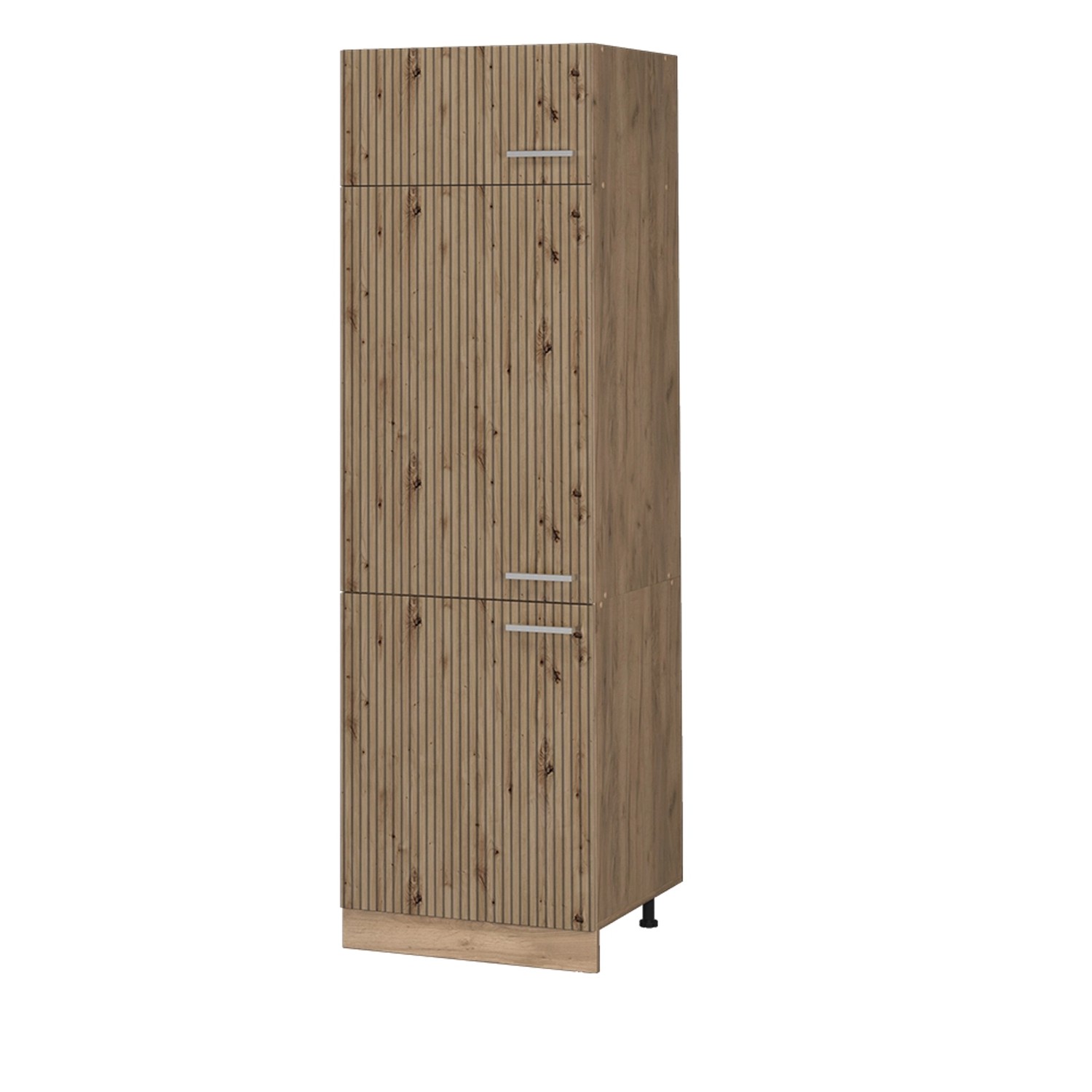 Vicco Kühlumbauschrank R-Line Hochschrank für die Küche Artisan-Eiche/Goldk günstig online kaufen