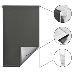 Sol Royal Thermorollo SolReflect T42, 100x160cm, Anthrazit, mit Thermobeschichtung und Kettenzug.