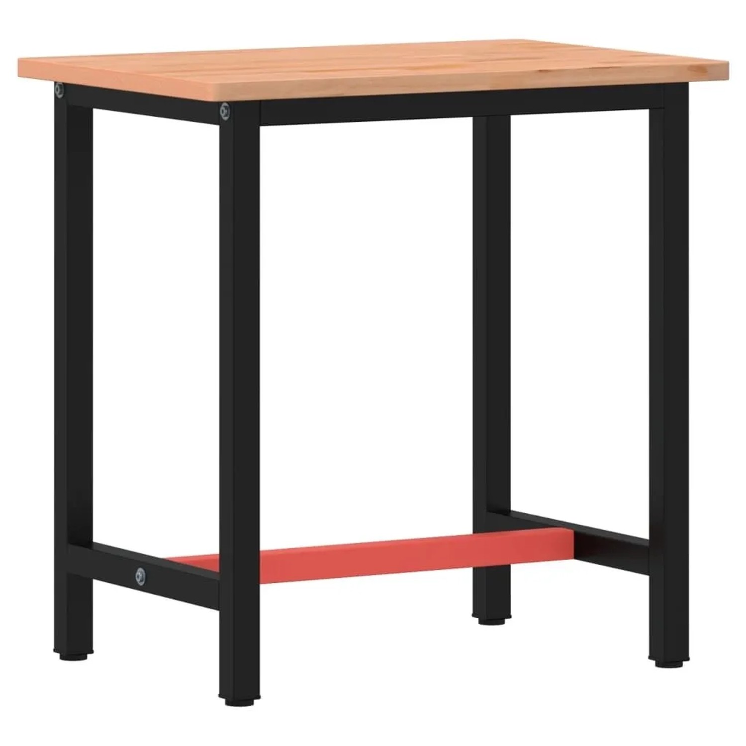 vidaXL Werkbank 80x55x81,5 cm Massivholz Buche und Metall 3188903