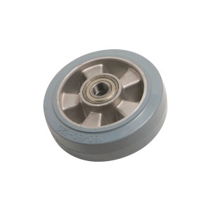 Schwerlast-Rad mit Aluminiumfelge, Ø 160 mm, Traglast 300 kg.