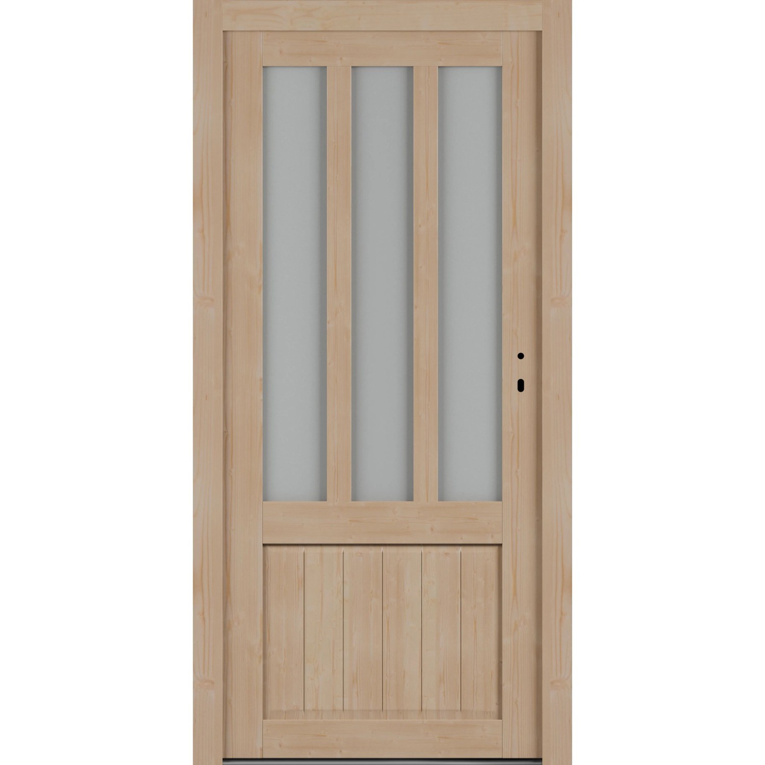 Roro Nebeneingangstür OHE 1001 Fichte 98 cm x 198 cm DIN R