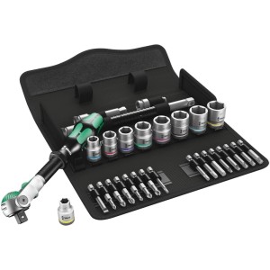 Wera 8100 SB 9 Zyklop Speed Knarrensatz 3 8 Zoll Antrieb Zöllig 004049