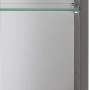 Innenansicht Held Möbel 3D-Spiegelschrank Rom 70 cm, weiße Oberfläche, Glasböden.