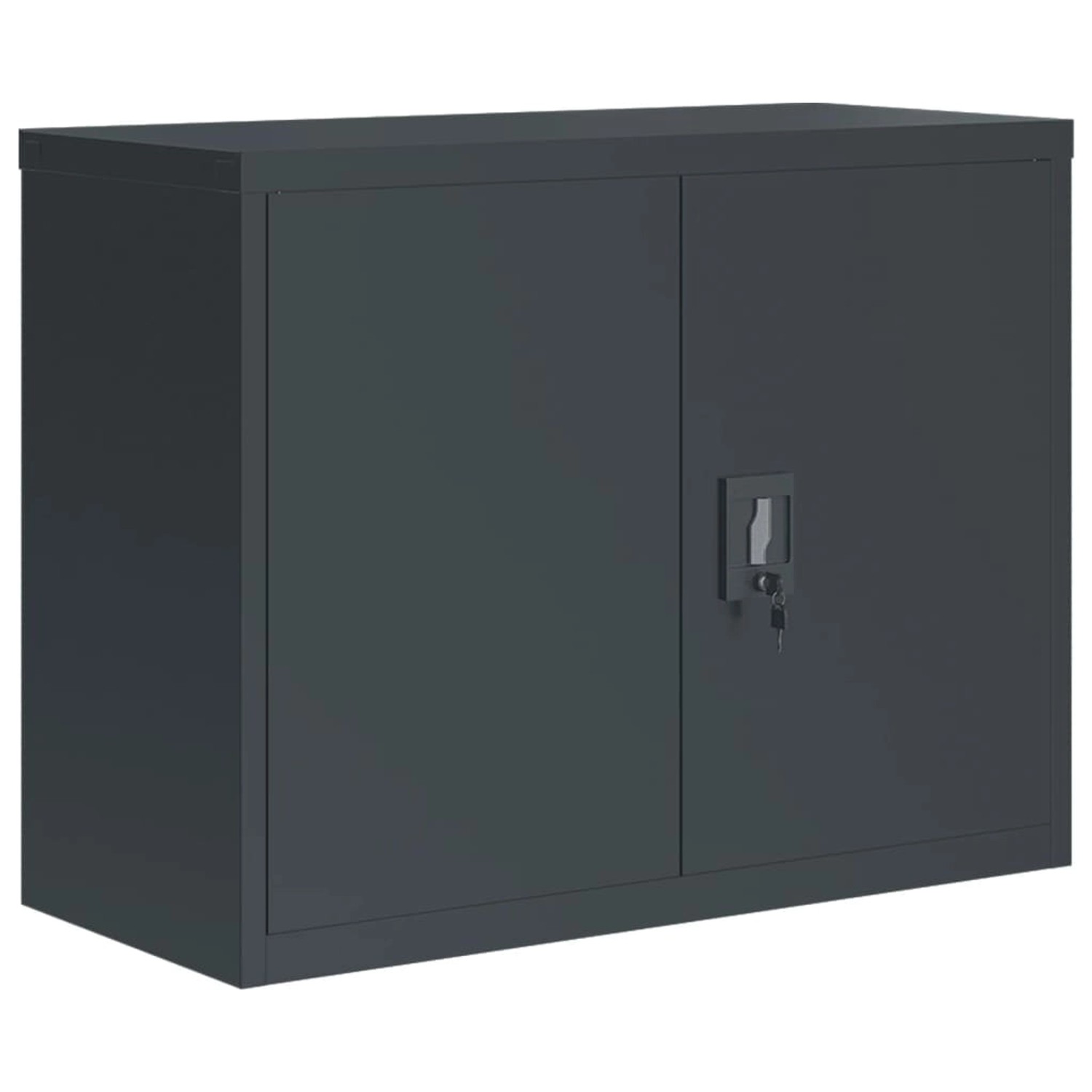 vidaXL Aktenschrank Anthrazit 90x40x70 cm Stahl günstig online kaufen