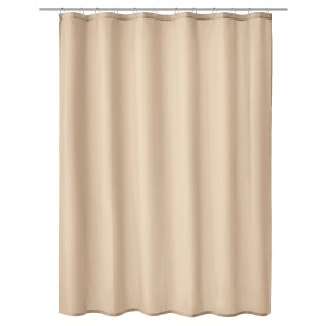 Kleine Wolke Duschvorhang Rica, 180x200 cm, Natur: Wasserabweisender Vorhang für Dusche und Badewanne.