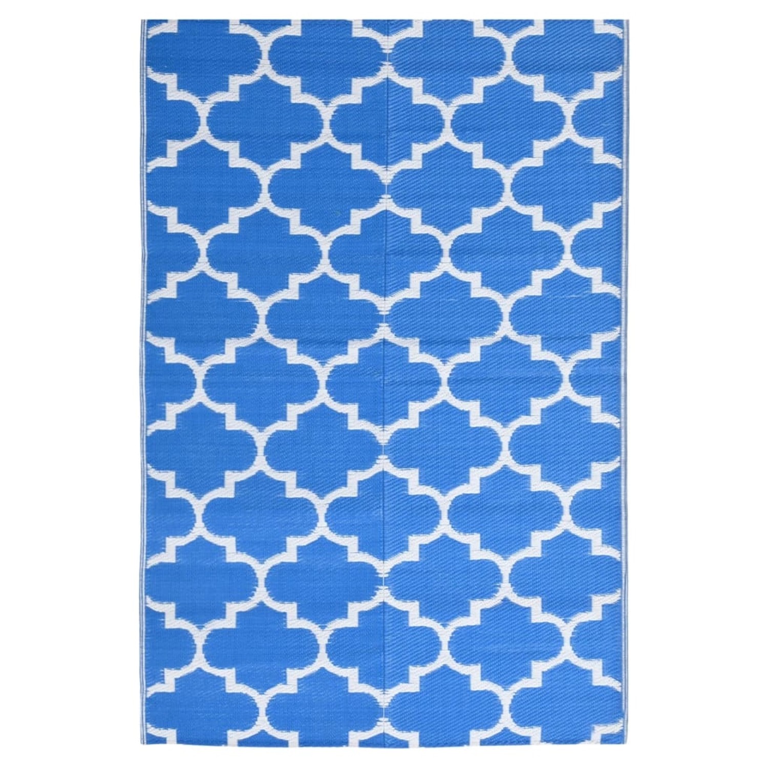 vidaXL Outdoorteppich Blau 120x180 Cm Pp 1085943 günstig online kaufen