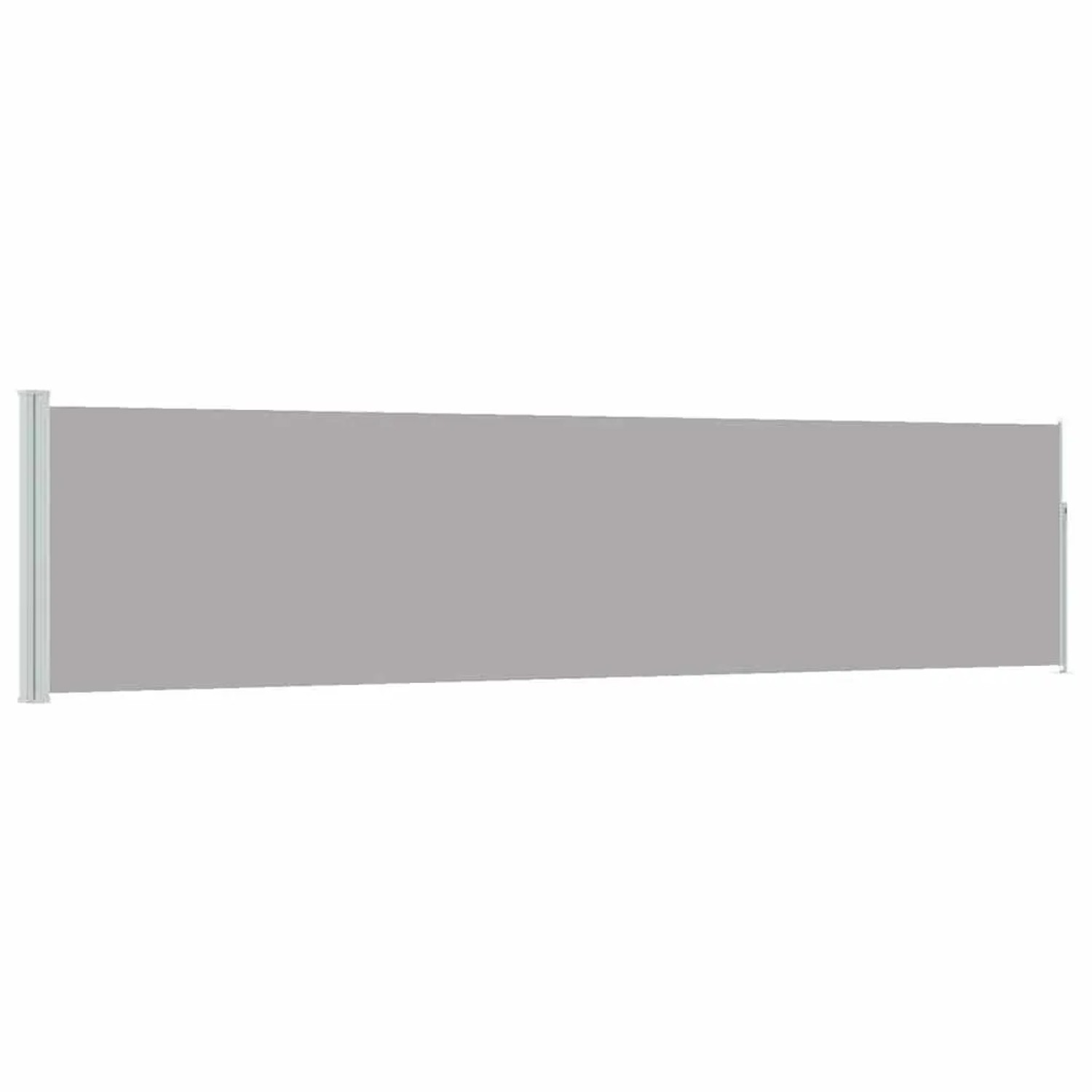 vidaXL Ausziehbare Seitenmarkise 120×500 cm Grau 48392