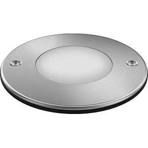Philips LED-Einbauleuchte Moss aus Edelstahl für den Boden.
