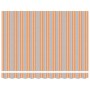 vidaXL Einziehbare Markise, blau-orange gestreift, 300x250 cm. Sonnenschutz für Terrasse und Garten.