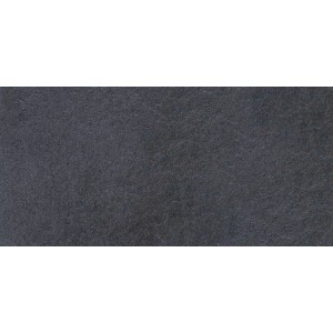 Diephaus Terrassenplatte Finessa in Schwarz-Basalt, 60x40 cm. Gehwegplatte mit lebendiger Optik.