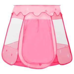 Rosa Kinder-Spielzelt (102x102x82 cm) für drinnen und draußen.