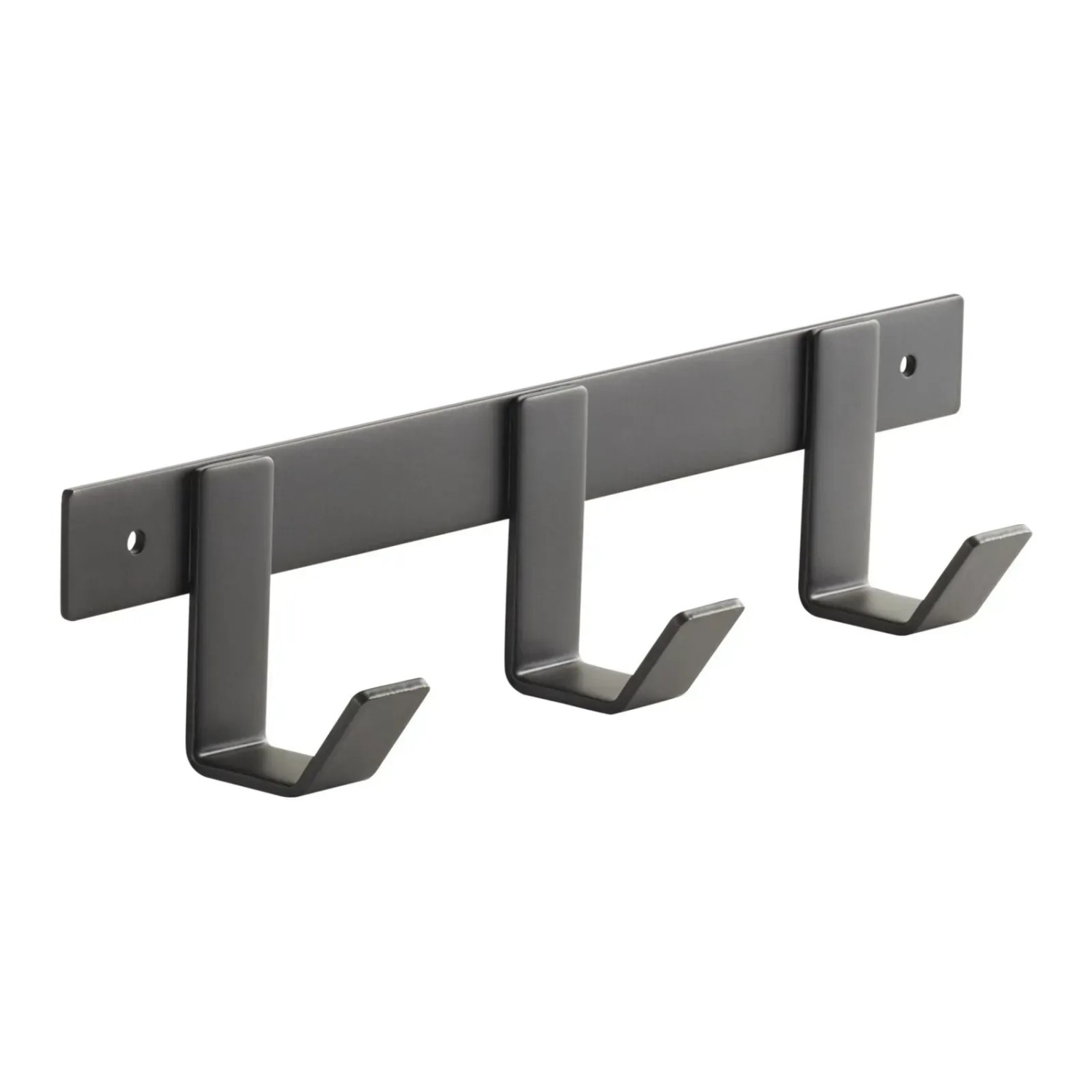 SOTECH Blackline ALBA Hakenleiste Klein 257 mm mit 3 Haken Schwarz Pulverbeschichtet
