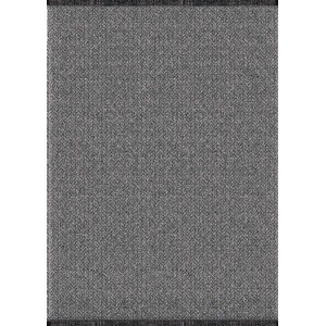 Grauer Teppich Smuq Brighton, 140x200 cm, gewebte Struktur. Dekorativer Teppichläufer für Innen- und Außenbereich.