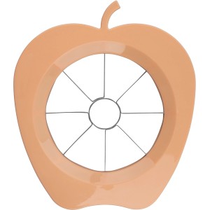 Fackelmann Apfelteiler Sommerparty, Grapefruit-farbener Küchenhelfer zum Schneiden von Äpfeln in 8 Stücke.
