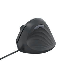 Hama Vertikalmaus ECM-500R Ergonomisch mit Kabel Optisch 7 Tasten Schwarz