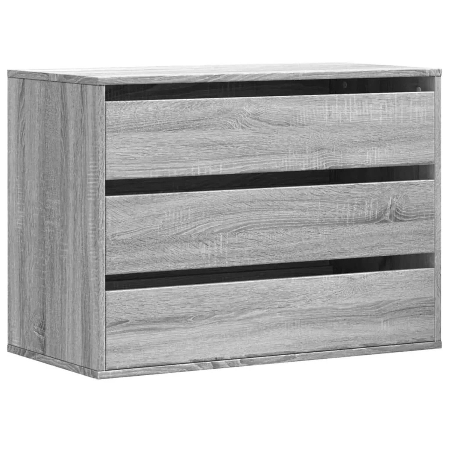 vidaXL Kommode Grau Sonoma 80x41x58 cm Holzwerkstoff 852857