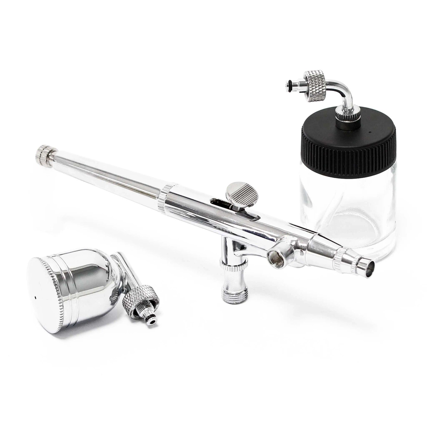 Wiltec Airbrush Pistole Typ 134 Double Action Spritzpistole Druckluft 03Mm Düse