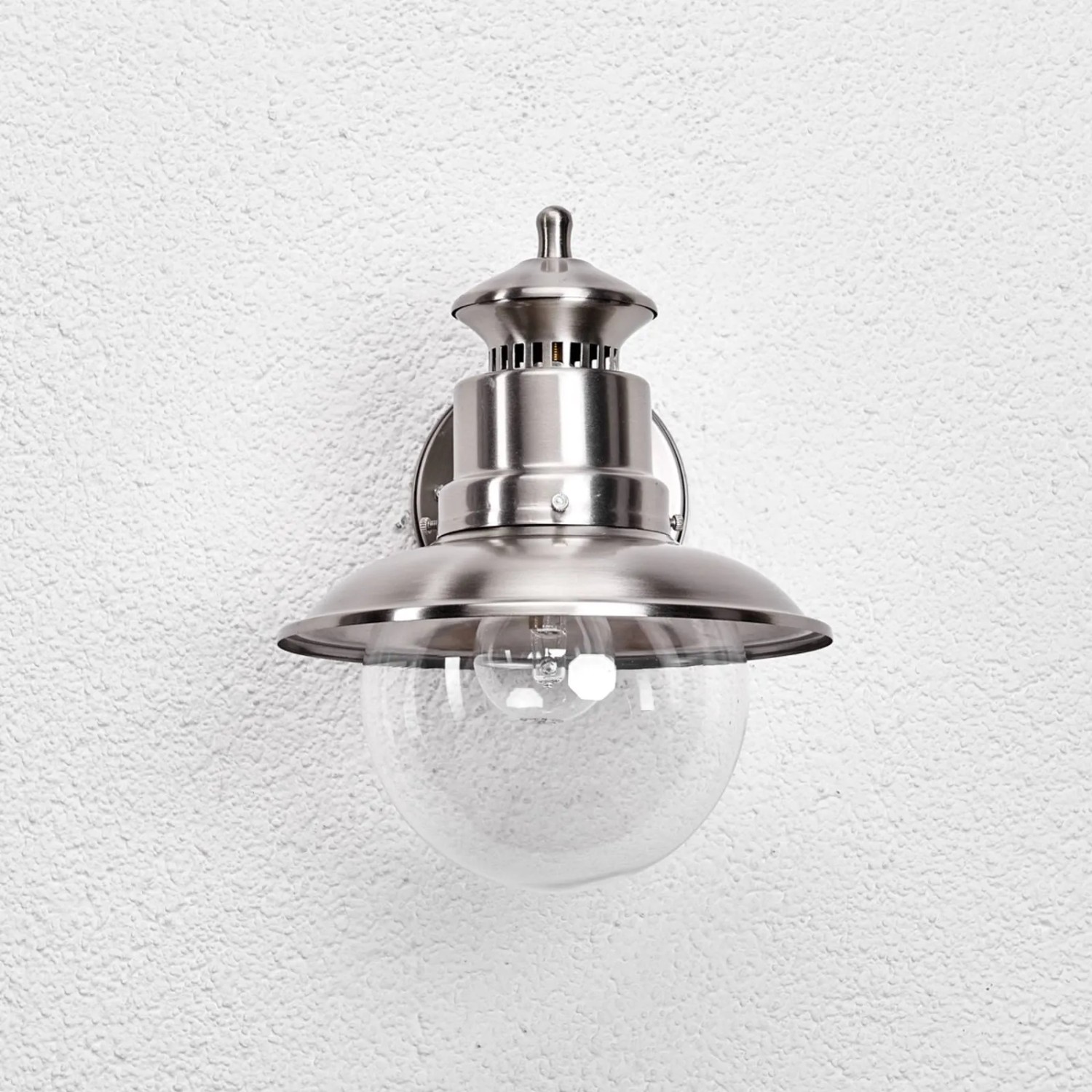 Lindby Laterne Gwendolyn 9630050 Spritzwassergeschützt Modern in Alu aus Edelstahl 1-flammig E27_5