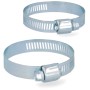4er Set Schlauchschellen, 40-60 mm, verzinkt, für Wartung und Reparatur.