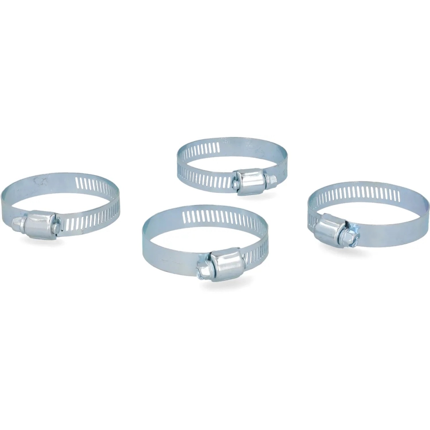 4er Set Schlauchschellen, 40-60 mm, verzinkt, für Wartung und Reparatur.