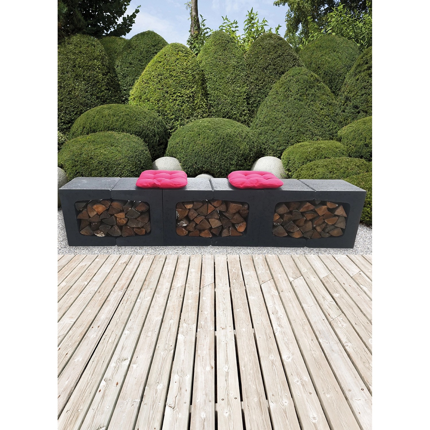 Beton UStein Anthrazit 40 cm x 50 cm x 40 cm kaufen bei OBI