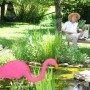 Relaxdays Flamingo Figur 2er Set Kunststoff Pink 70 cm x 42 cm x 7,5 cm_3