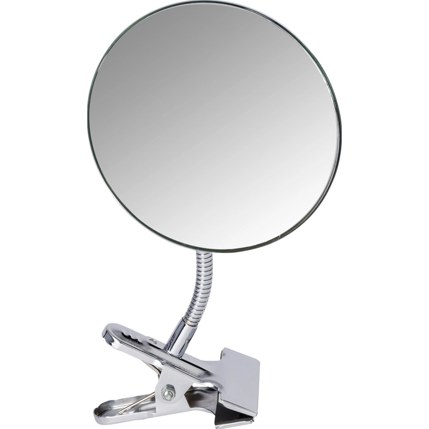 Wenko Kosmetikspiegel Clip mit 5-fach Vergrößerung und flexiblem Schwanenhals.