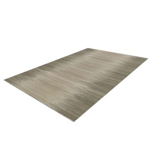 MeGusta Flachflor Teppich Graciela, 90x160 cm, taupe mit Retro-Muster aus Wolle.