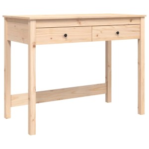 vidaXL Schreibtisch mit Schubladen 100x50x78 cm Massivholz Kiefer 824643
