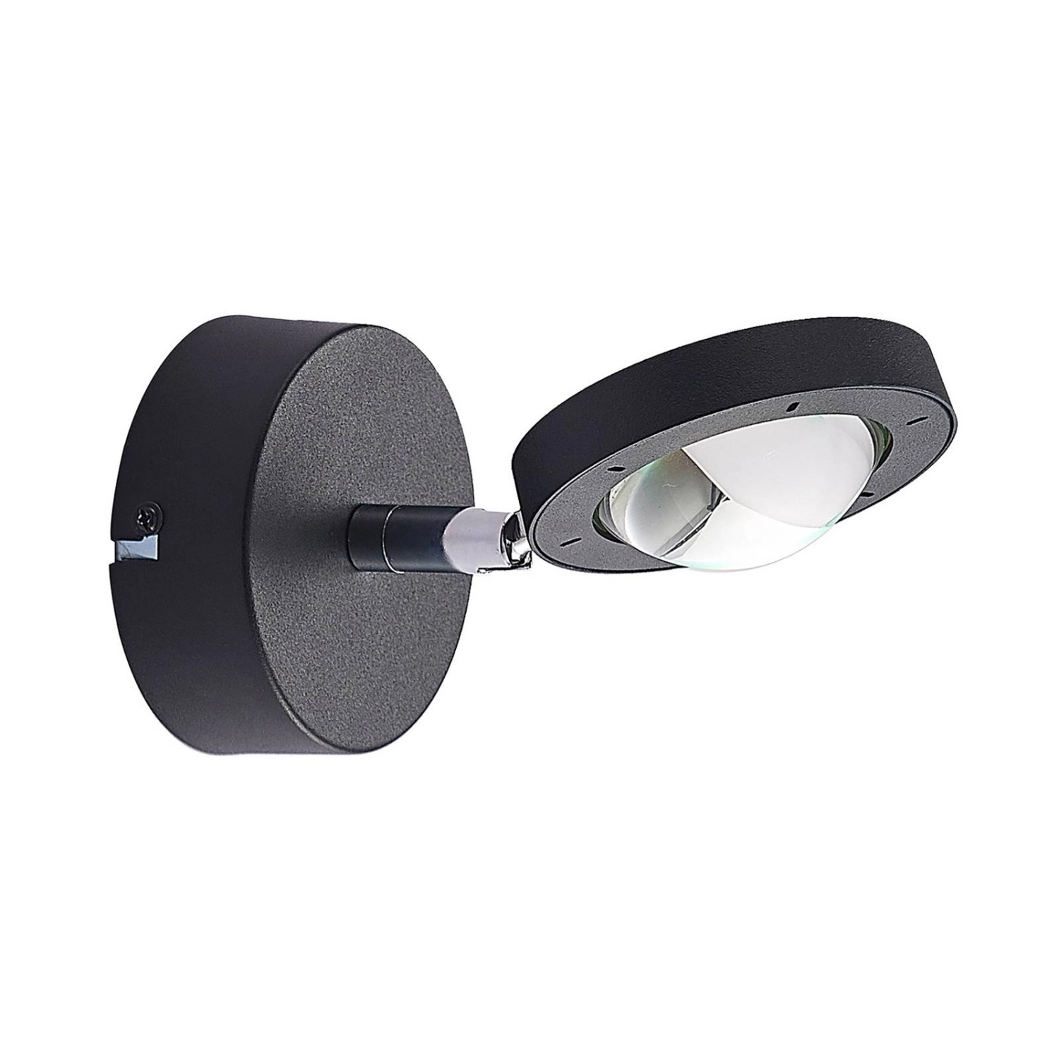 Lindby LED Wandleuchte Wandlampe Innen Edonita 9052002 Modern in Schwarz au günstig online kaufen