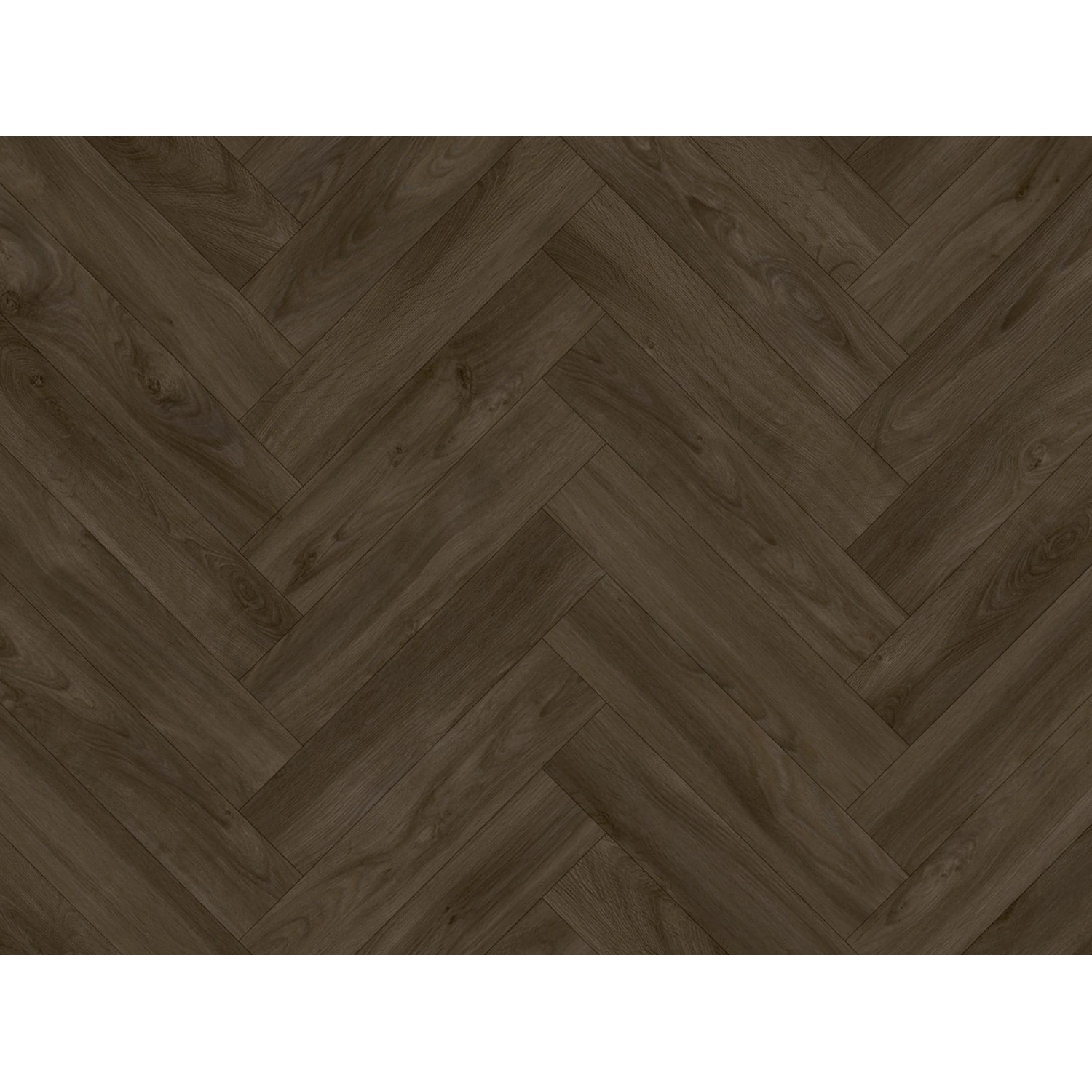 Primaflor PVC Turvo Eiche Dunkel Fischgrätdekor 2,00m x 0,50m