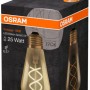 Osram E27 LED Leuchtmittel ST64, 4W, im Karton. Vintage-Design mit warmweißem Licht.