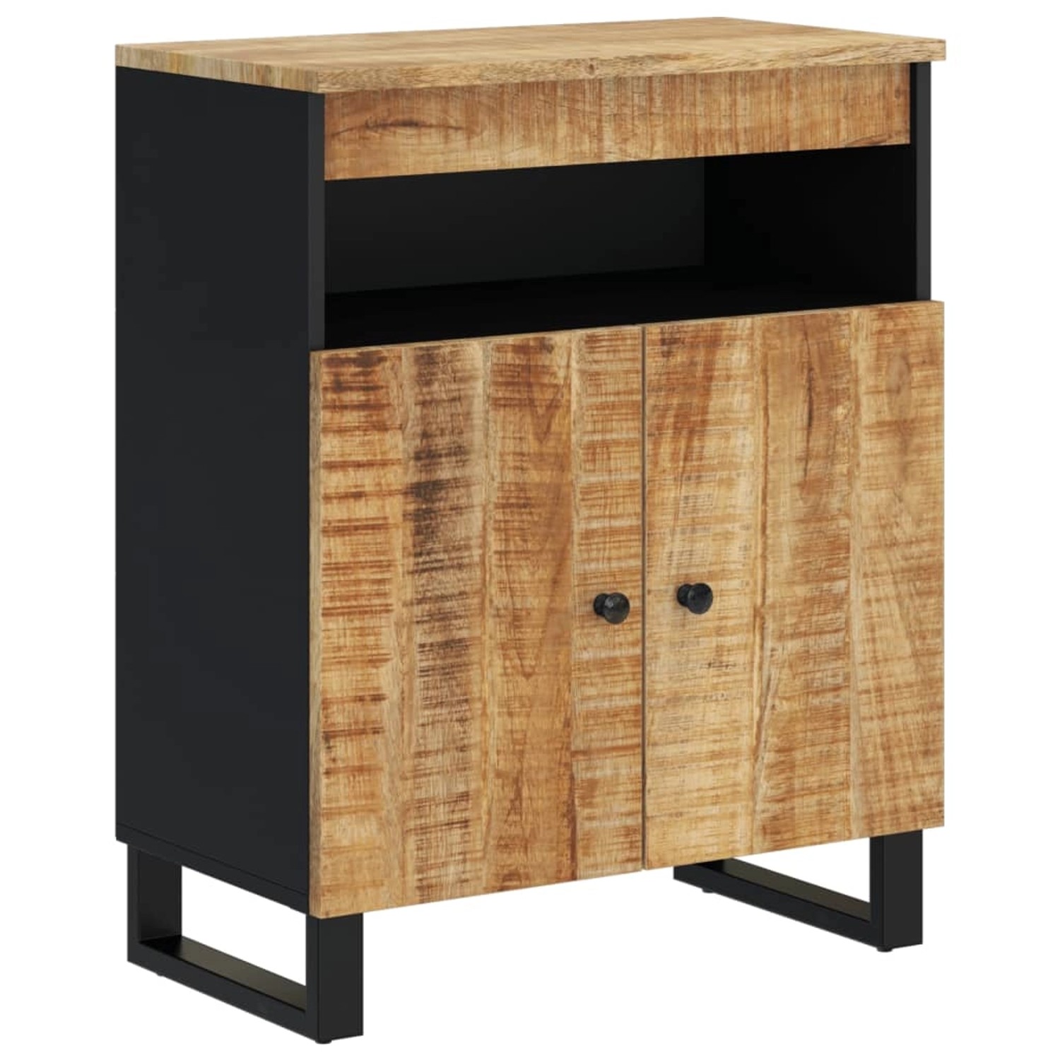 vidaXL Sideboard mit 2 Türen 60x33x75 cm Massivholz Mango 352913 günstig online kaufen