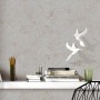 Erismann Vliestapete Melissa Madoc Bronze mit Marmor-Effekt an einer Wand.