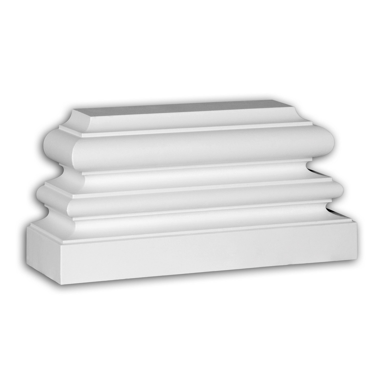 Thumbnail - PROFHOME 453201 Pilaster Sockel Fassaden Element Pilaster Außenstuck, 25,2 cm x 8 cm x 12 cm Weiß