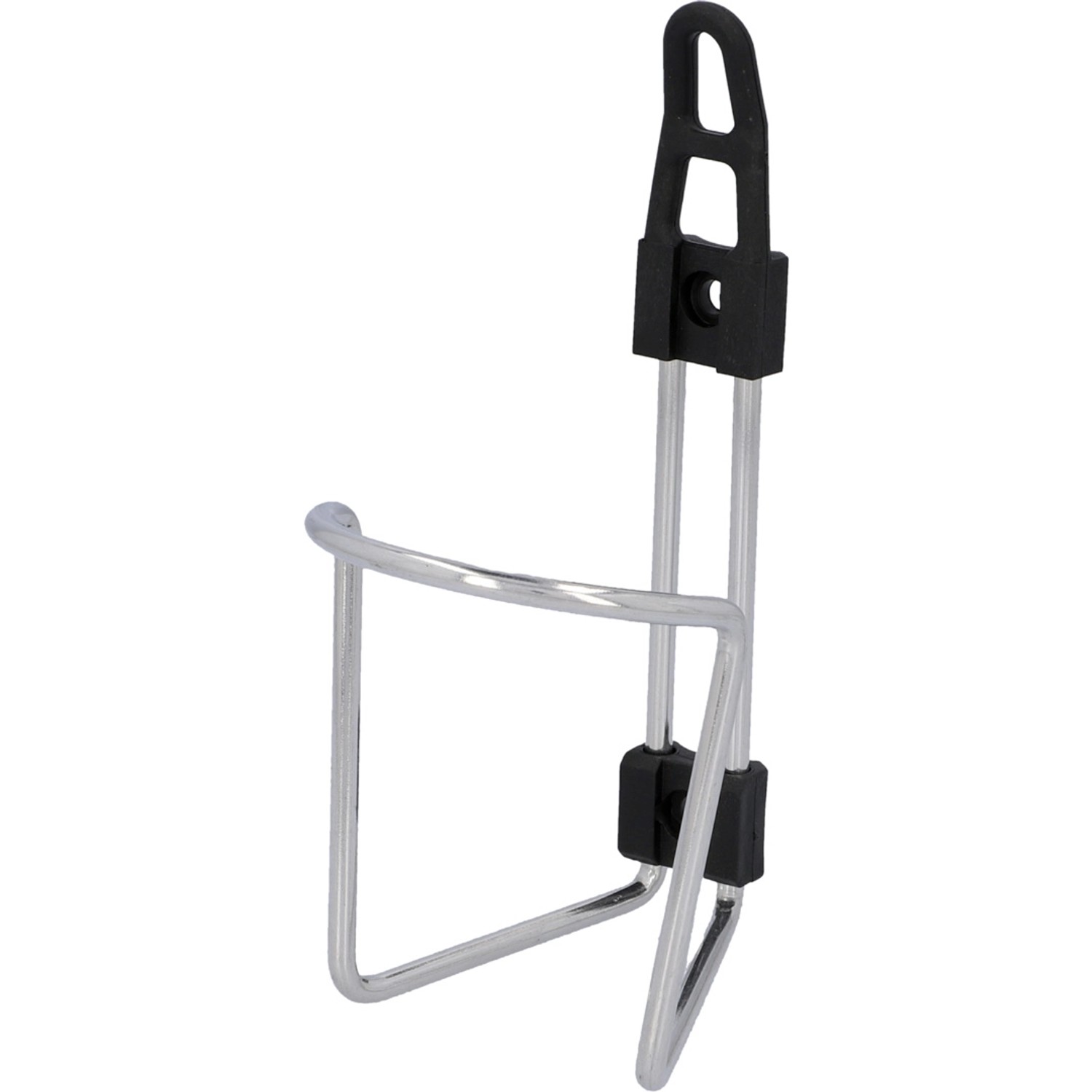 Fischer Trinkflaschenhalter aus Aluminium für Fahrräder, zur einfachen Rahmenmontage.