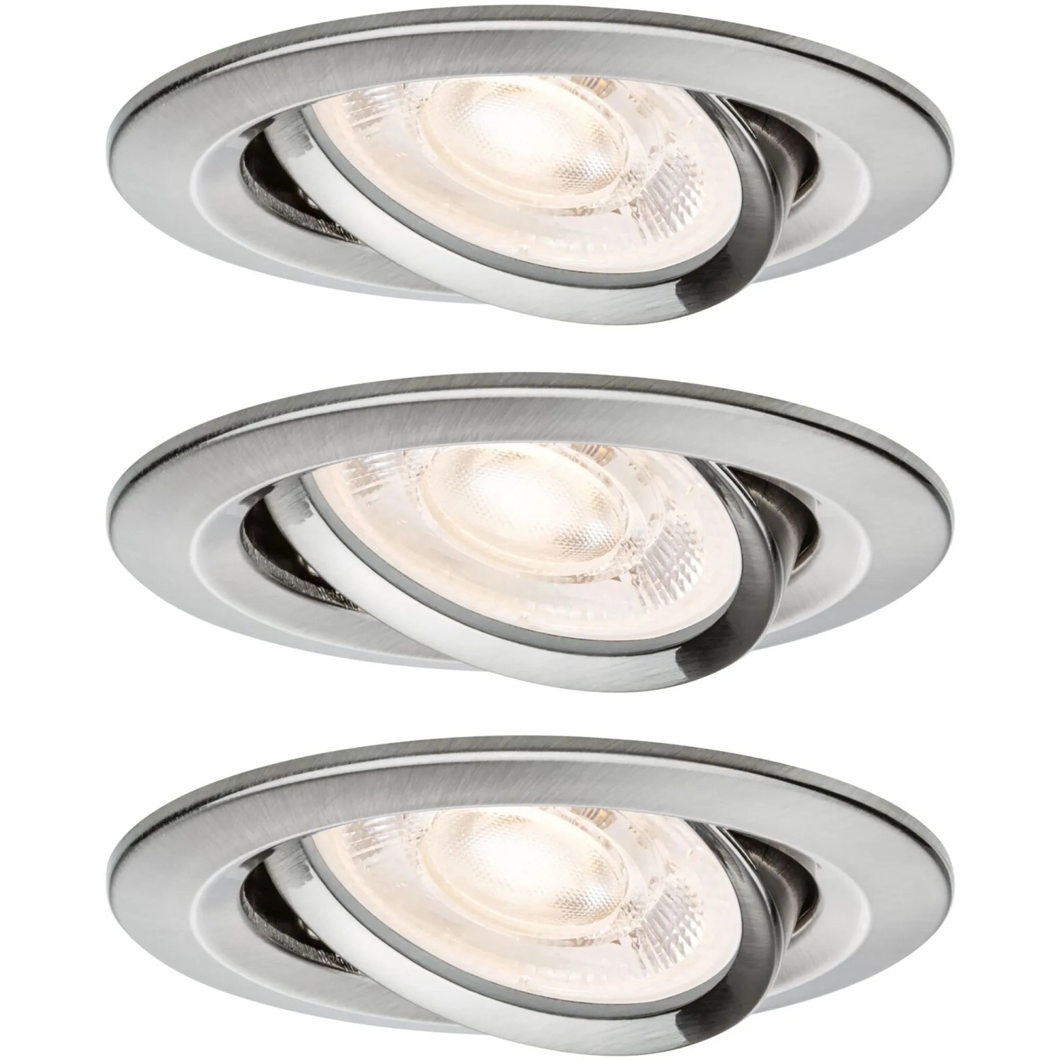 Paulmann LED EBL Nova 3er-Set 3x550,m 3x4,9 W 2700 K Eisen Dimmbar