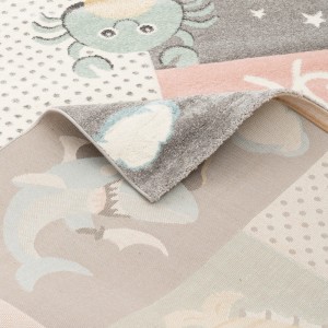 Bunter Pergamon Kinderteppich Maui Kids mit Unterwasserwelt-Motiv, 200x290cm.