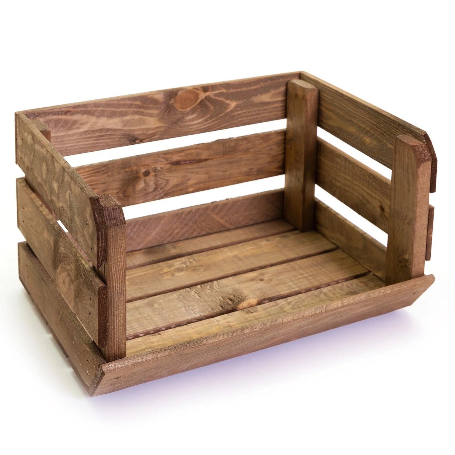 HolzFee Obst- und Gemüsekiste Holz Kartoffelkiste Holzkiste Stapelbar